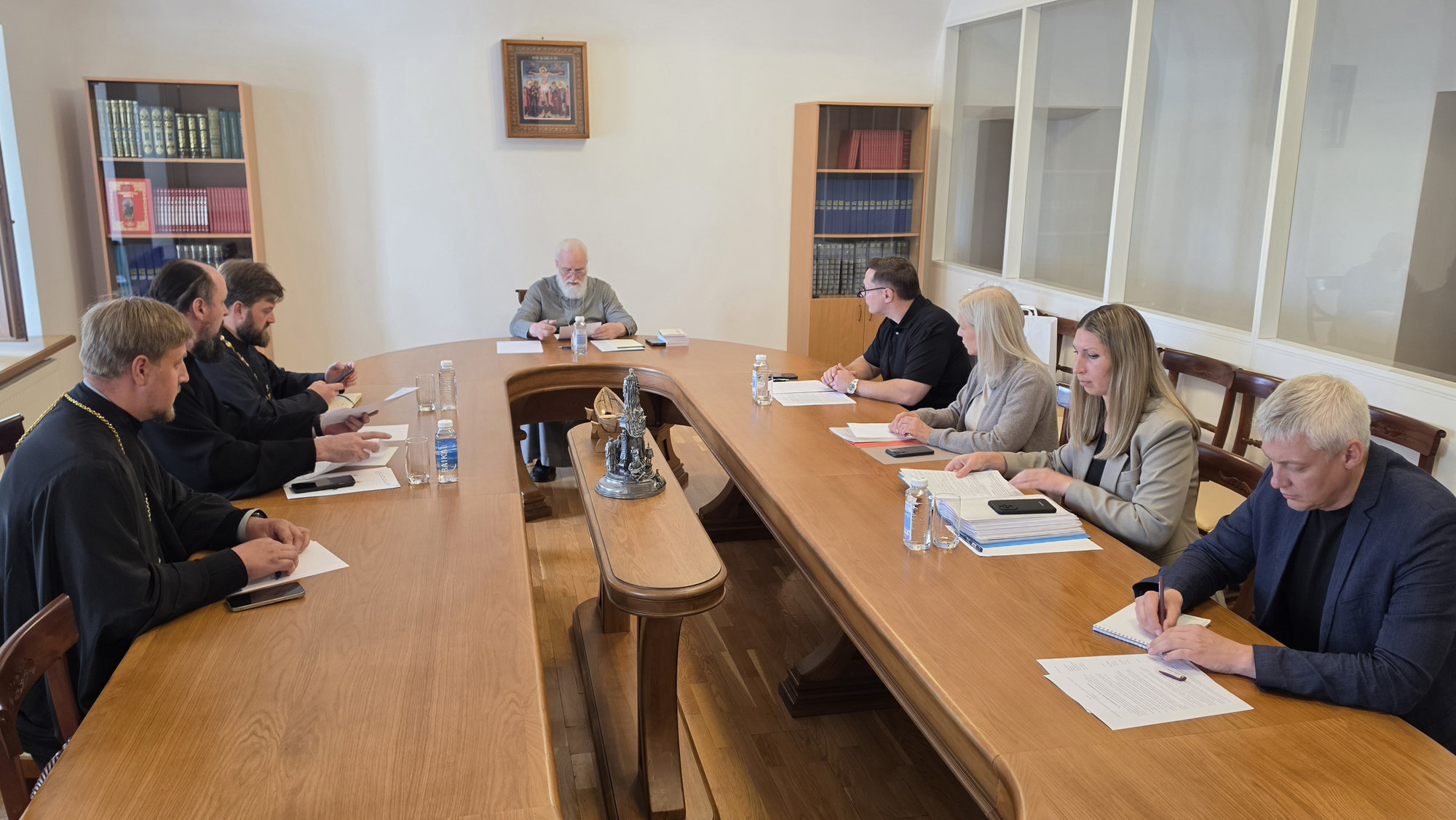 Рабочая встреча митрополита Павла с главой городского округа Луховицы