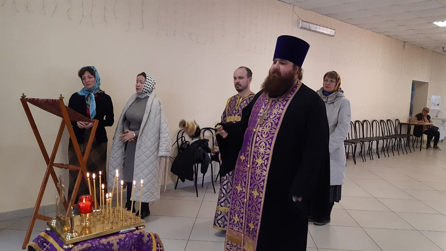 Посещение пункта размещения беженцев в Зарайске