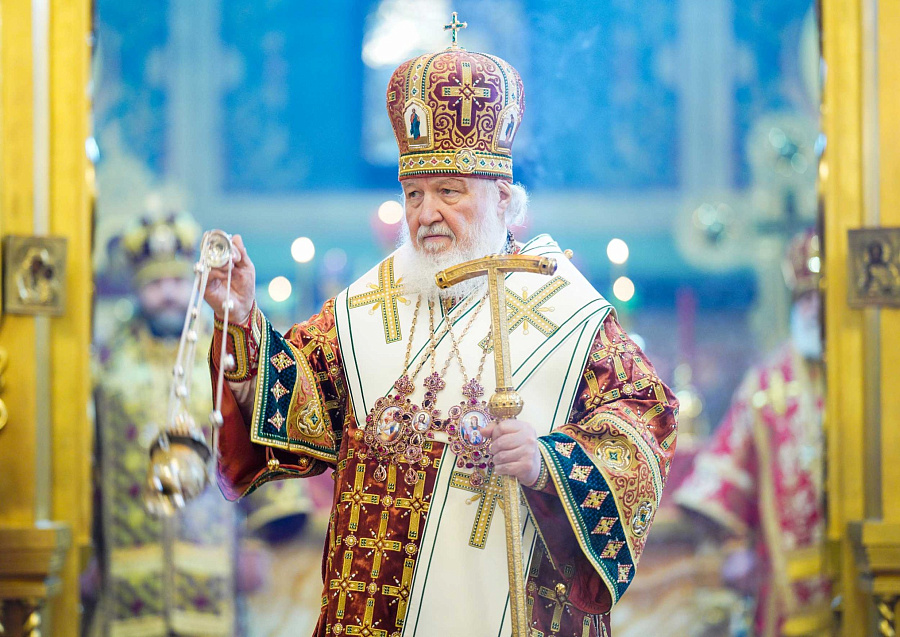 Митрополит Павел, архиереи и сонм духовенства Московской митрополии сослужили Святейшему Патриарху Кириллу за Божественной литургией в Николо-Угрешском монастыре