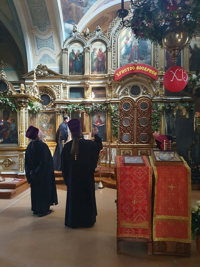 Посещение храмов Клинского благочиния