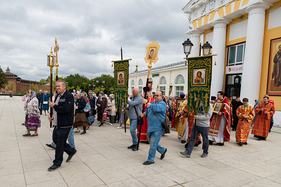 Престольный праздник в Иоанно-Богословском храме города Коломна
