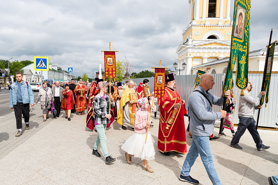 Престольный праздник в Иоанно-Богословском храме города Коломна
