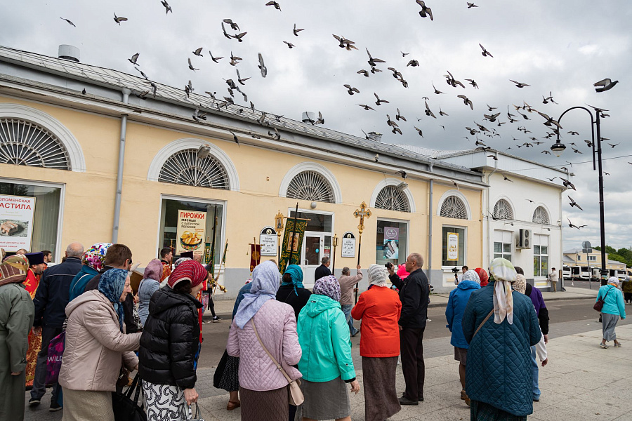 Престольный праздник в Иоанно-Богословском храме города Коломна