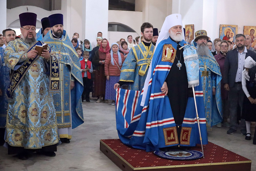 Престольный праздник Казанского храма города Раменское