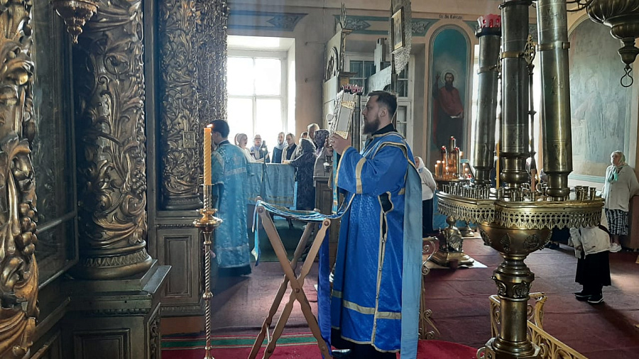 Престольный праздник в Вознесенском храме села Борщево