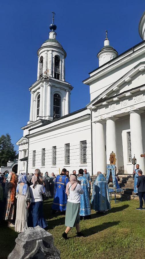 Престольный праздник в Вознесенском храме села Борщево