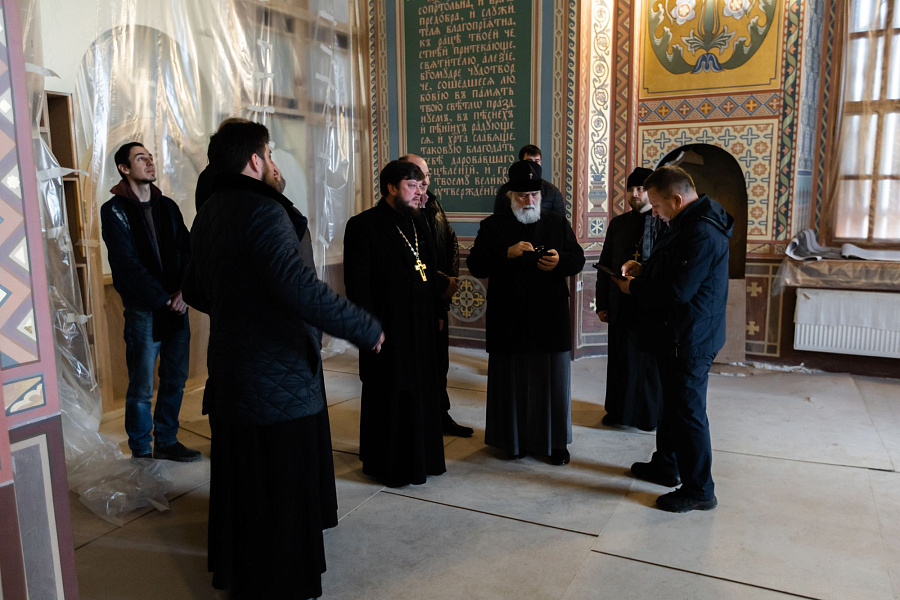 Митрополит Павел совершил закладку камня и грамоты в строящийся храм в Раменском городском округе