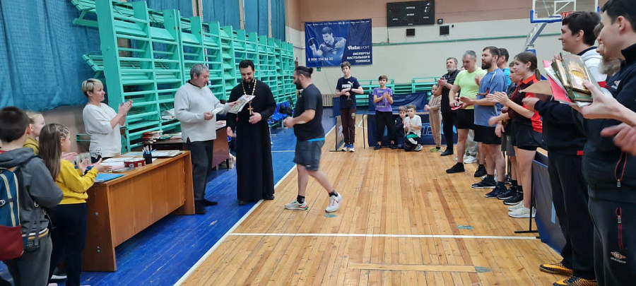 I межъепархиальный турнир по настольному теннису в Подольске в рамках XXXII Рождественских образовательных чтений
