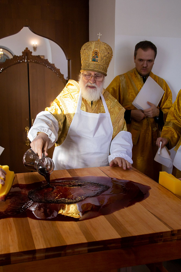 Великое освящение Александро-Невского храма деревни Лёдово городского округа Кашира