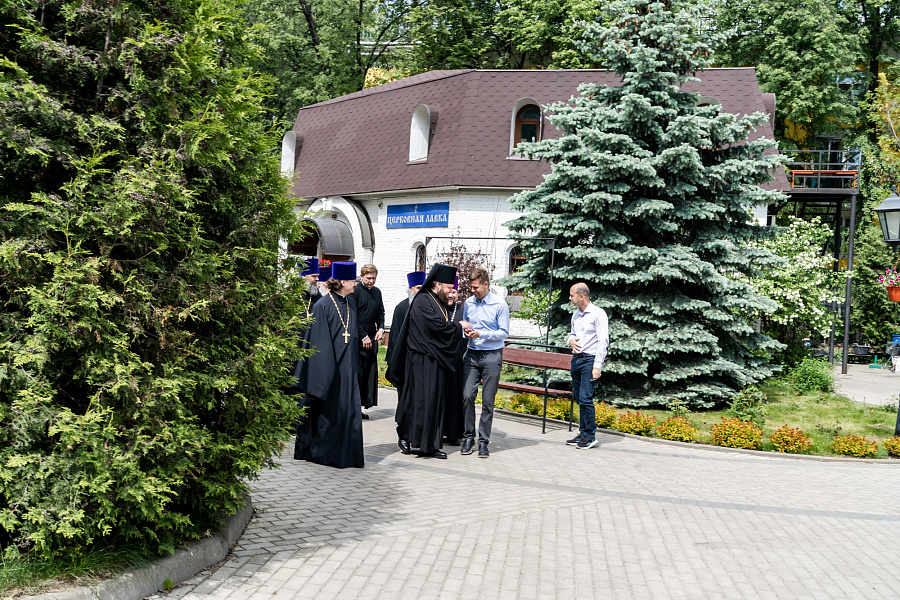 Архиерейское богослужение в Преображенском соборе города Люберцы