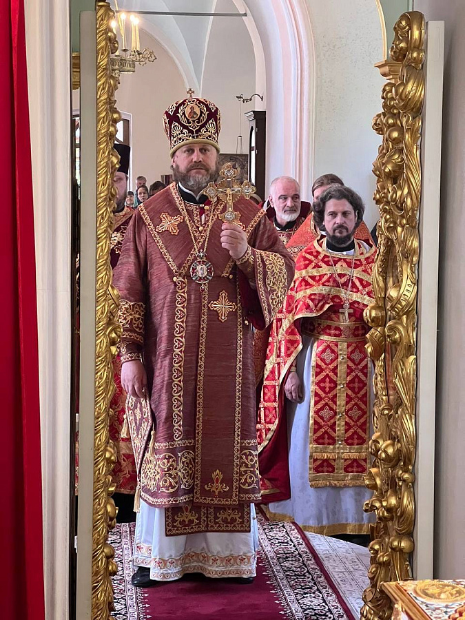 Освящение Богоявленского храма в п. Красный