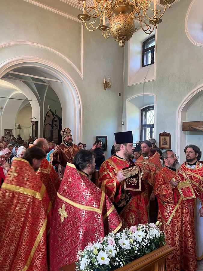 Освящение Богоявленского храма в п. Красный