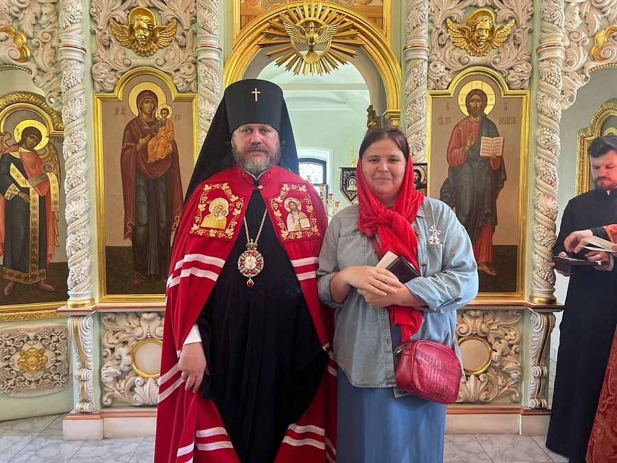 Освящение Богоявленского храма в п. Красный