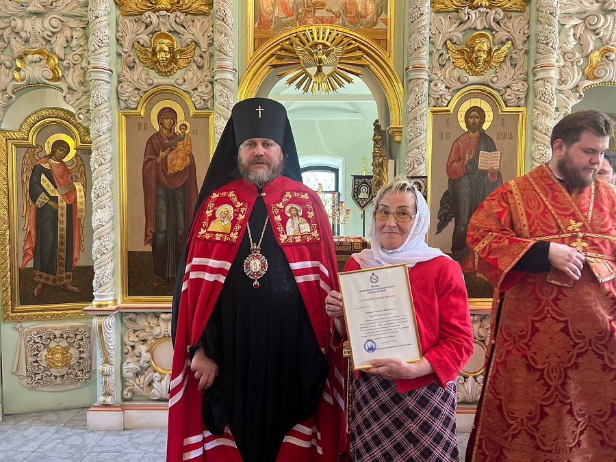 Освящение Богоявленского храма в п. Красный