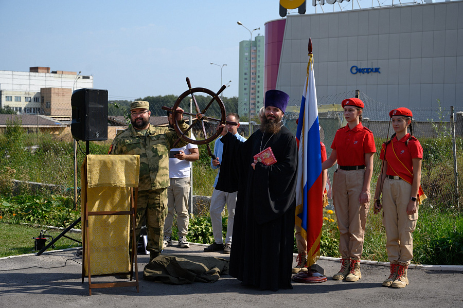 Открытие Военно-патриотического центра «Честь имею» при Никольском храме д. Островцы 2-ого Раменского благочиния