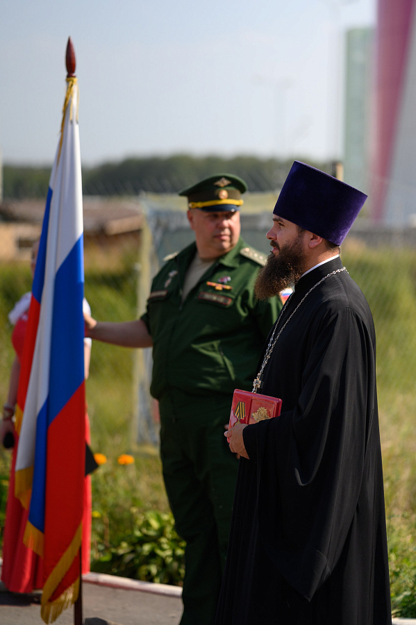 Открытие Военно-патриотического центра «Честь имею» при Никольском храме д. Островцы 2-ого Раменского благочиния
