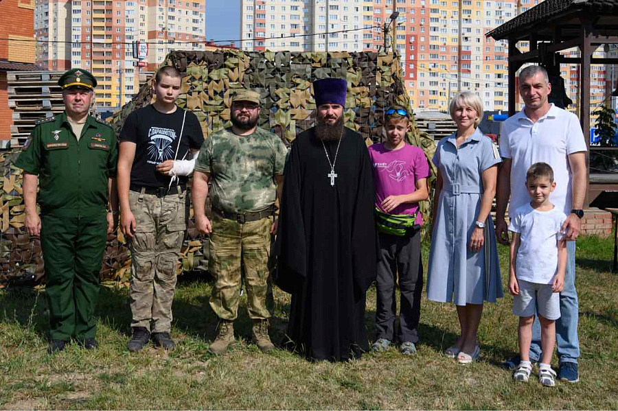 Открытие Военно-патриотического центра «Честь имею» при Никольском храме д. Островцы 2-ого Раменского благочиния