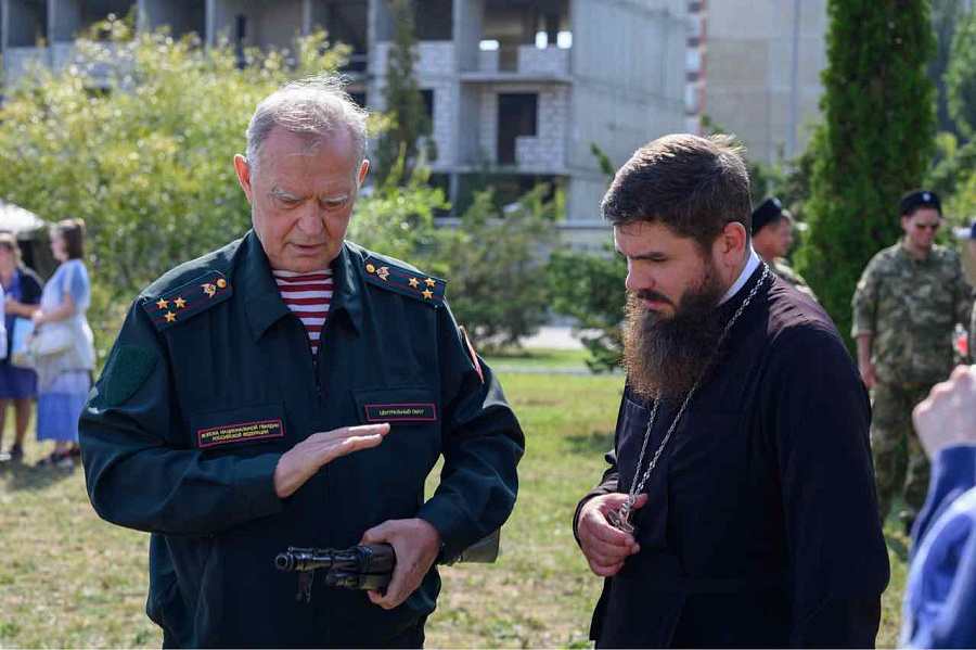 Открытие Военно-патриотического центра «Честь имею» при Никольском храме д. Островцы 2-ого Раменского благочиния
