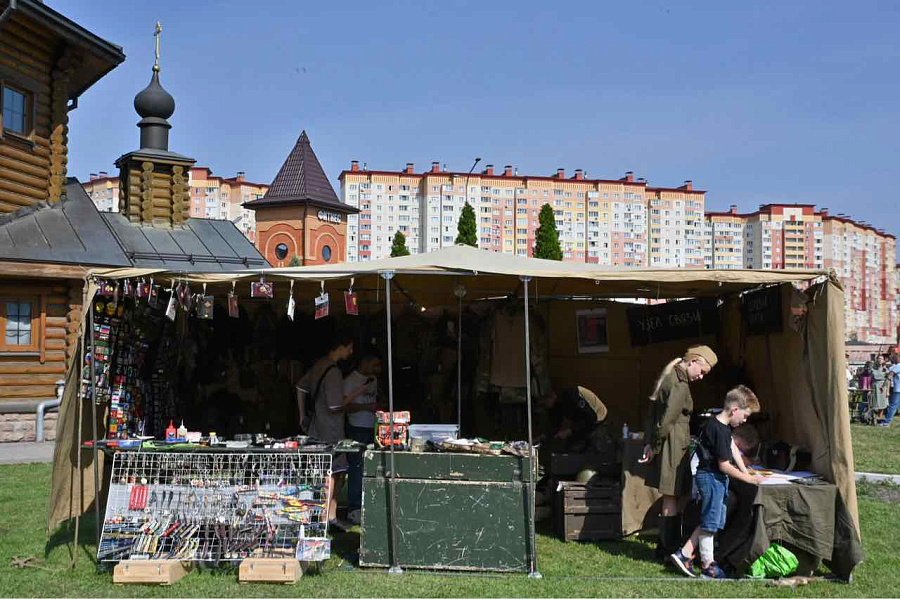 Открытие Военно-патриотического центра «Честь имею» при Никольском храме д. Островцы 2-ого Раменского благочиния