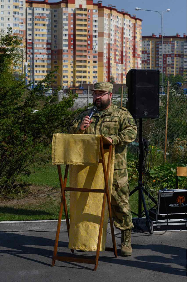 Открытие Военно-патриотического центра «Честь имею» при Никольском храме д. Островцы 2-ого Раменского благочиния