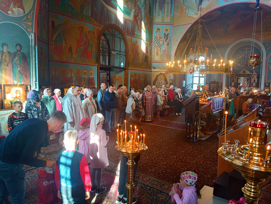 Празднование 140-летия храма в Успенском храме д. Рожново Зарайского округа