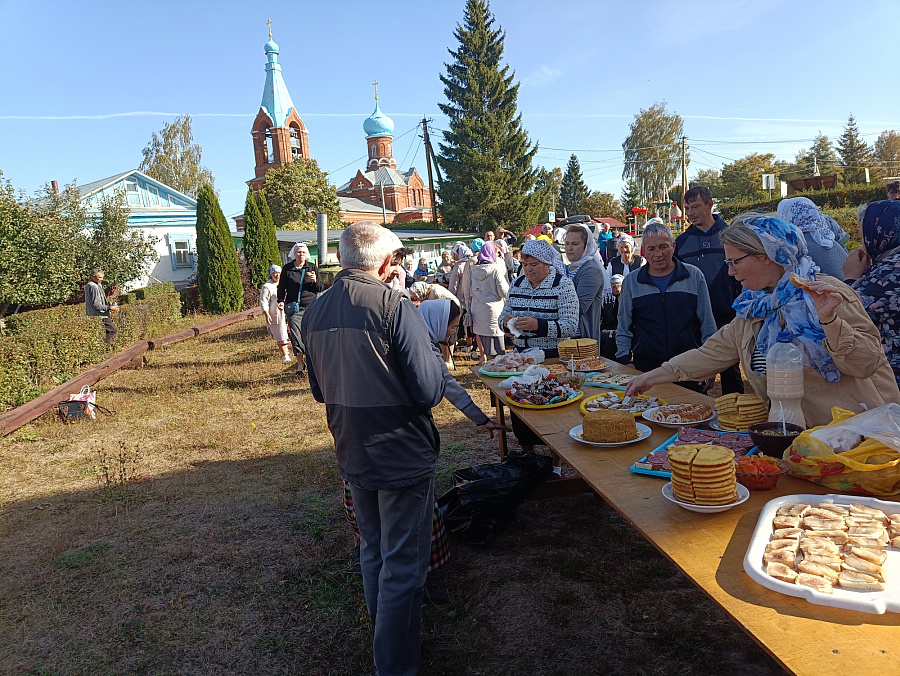 Празднование 140-летия храма в Успенском храме д. Рожново Зарайского округа