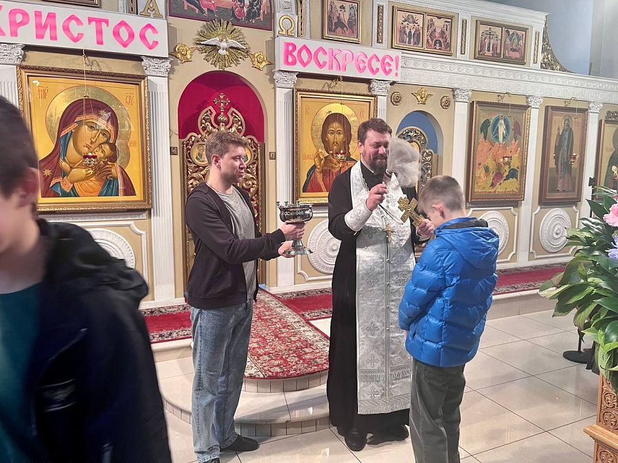 Молебен для участников ансамбля народного танца «ЮНОСТЬ» ДК г.Жуковский
