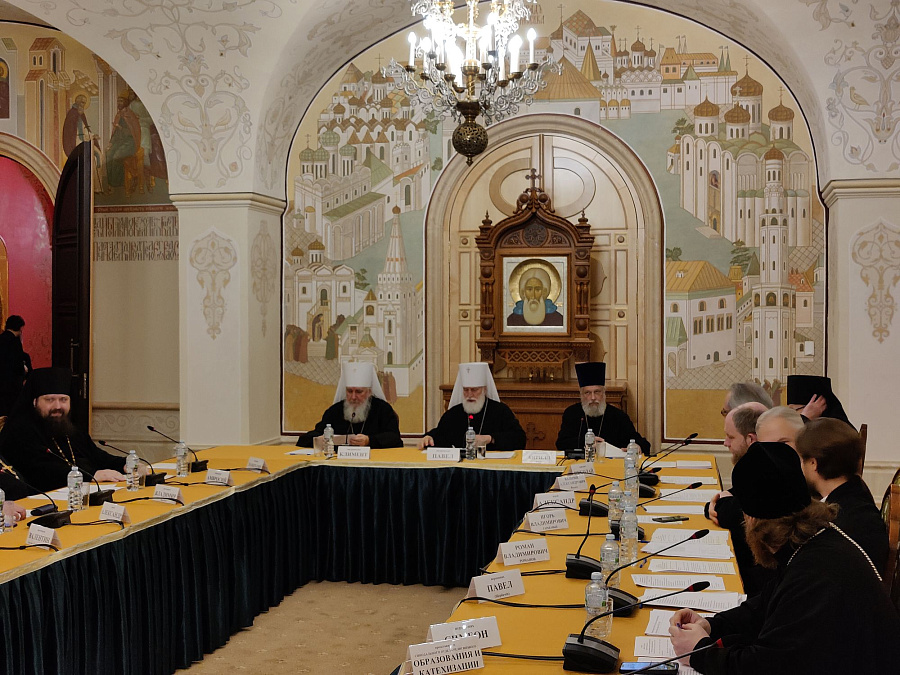 Заседание Церковно-общественного совета при Патриархе Московском и всея Руси по увековечению памяти новомучеников и исповедников Церкви Русской