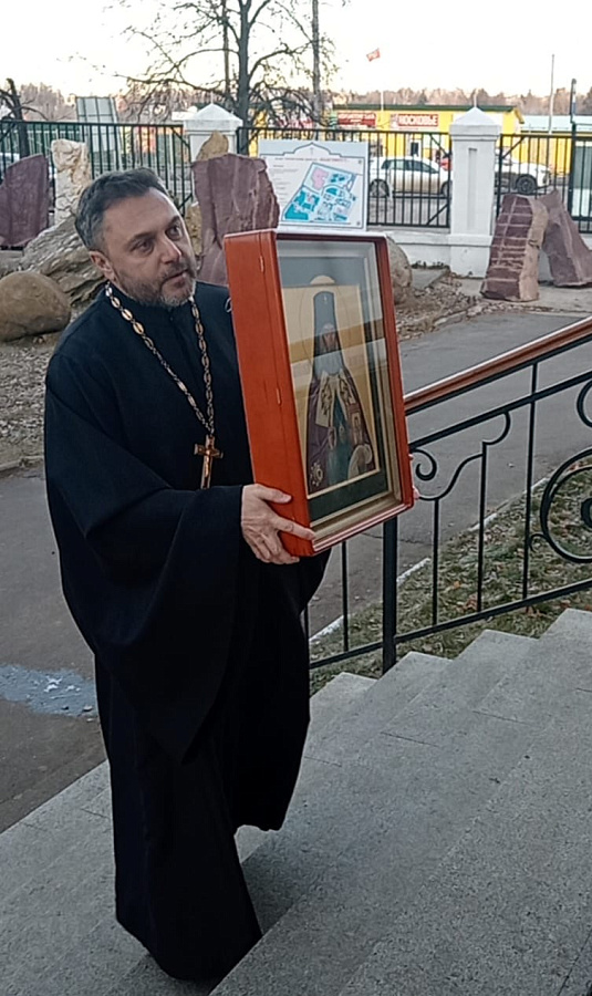 Встреча иконы с мощами равноапостольного Николая Японского в Спасо-Преображенском храме г. Жуковского