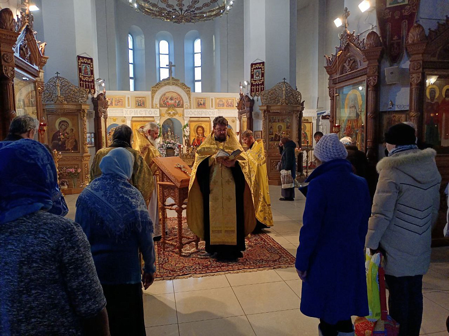 Встреча иконы с мощами равноапостольного Николая Японского в Спасо-Преображенском храме г. Жуковского