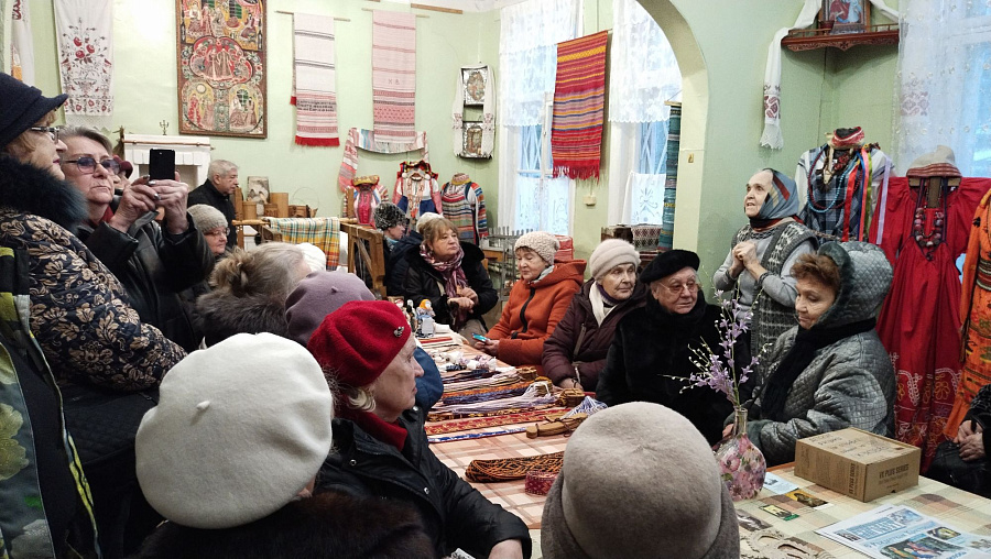 Члены общества инвалидов на приходе Пантелеимоновского храма г. Жуковского