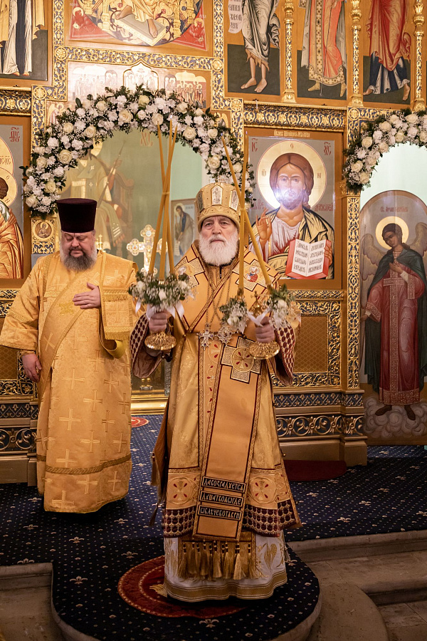 Божественная литургия во второй день праздника Рождества Христова в Коломне