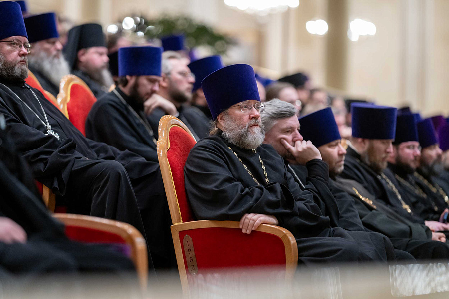 Святейший Патриарх Кирилл провёл общее собрание духовенства Московской митрополии