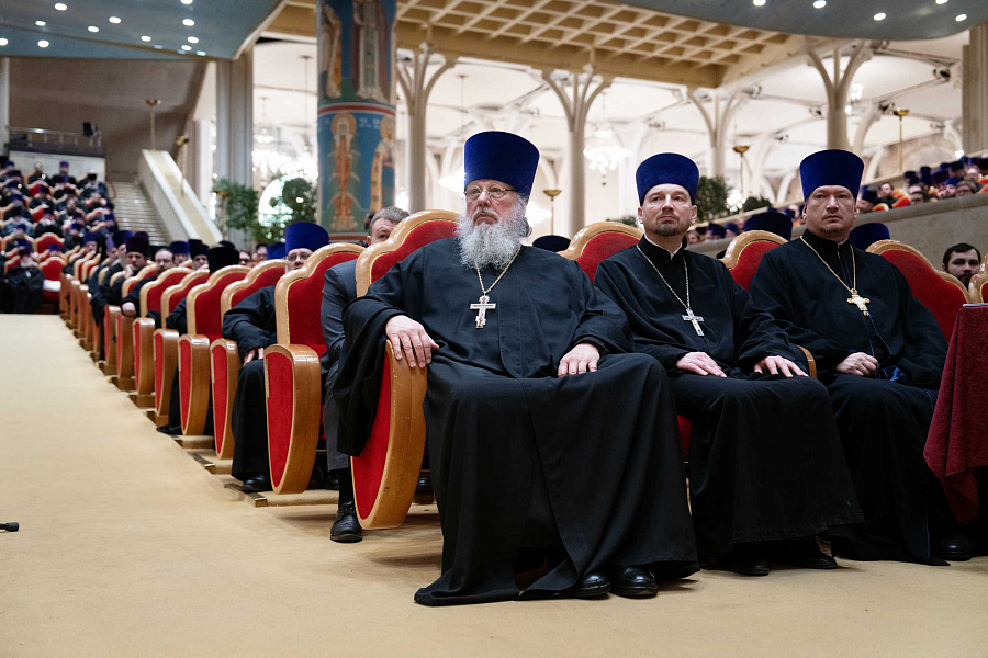 Святейший Патриарх Кирилл провёл общее собрание духовенства Московской митрополии