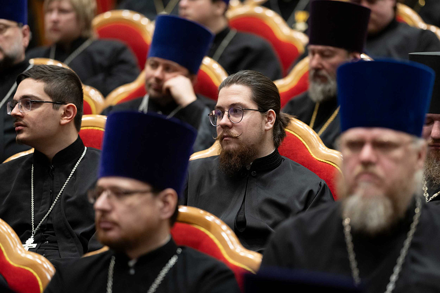 Святейший Патриарх Кирилл провёл общее собрание духовенства Московской митрополии