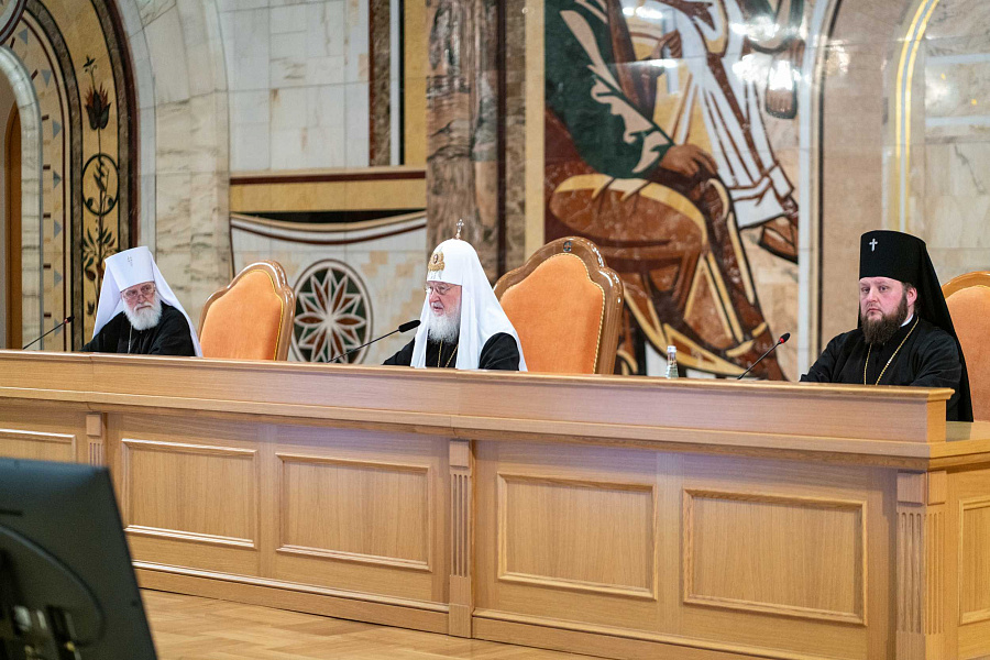 Святейший Патриарх Кирилл провёл общее собрание духовенства Московской митрополии