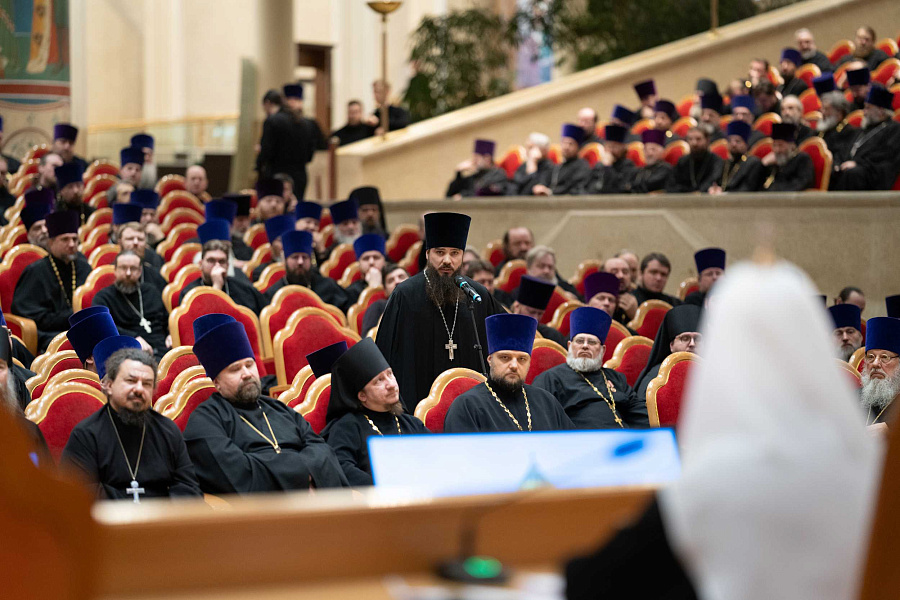 Святейший Патриарх Кирилл провёл общее собрание духовенства Московской митрополии