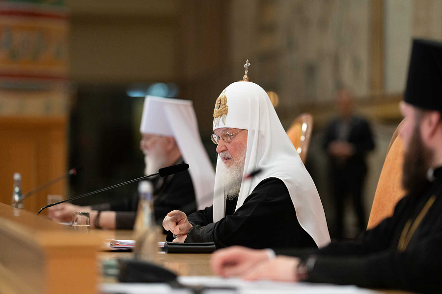 Святейший Патриарх Кирилл провёл общее собрание духовенства Московской митрополии