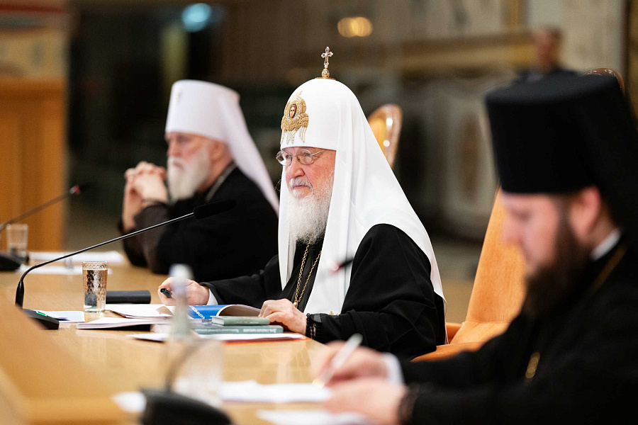 Святейший Патриарх Кирилл провёл общее собрание духовенства Московской митрополии
