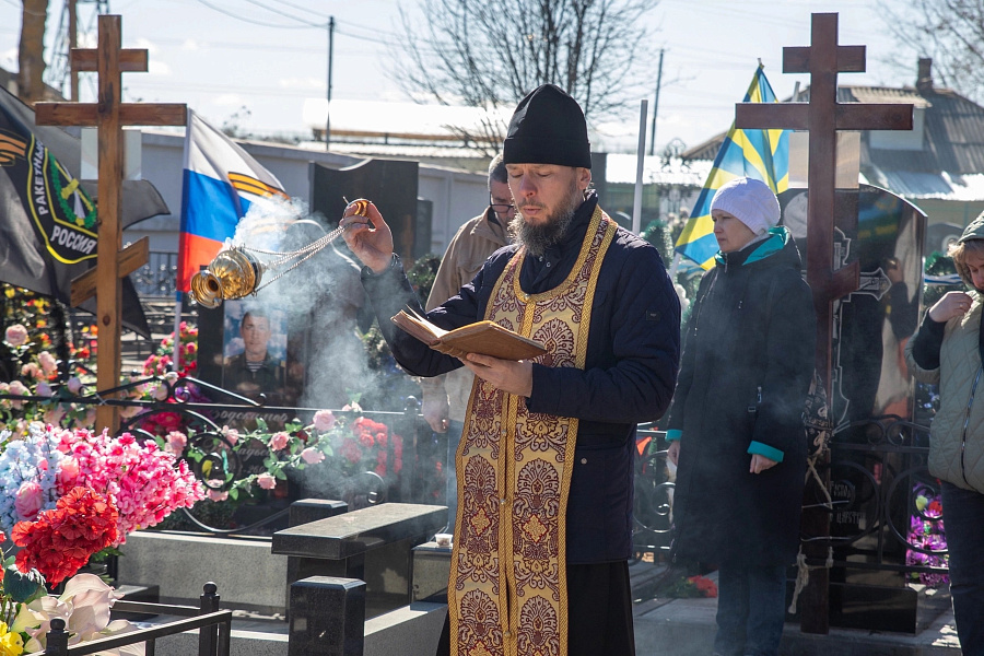Панихида на Старом кладбище города Коломны