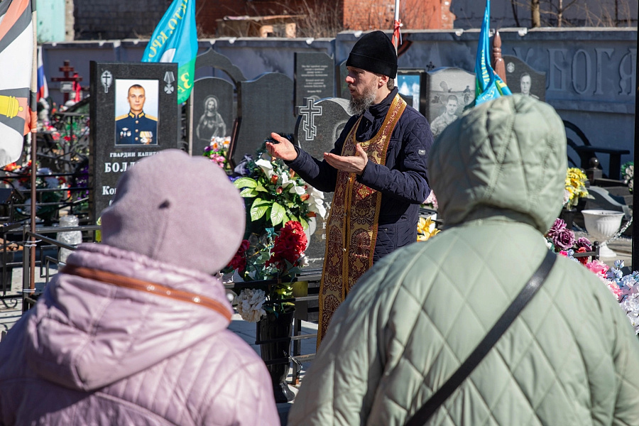 Панихида на Старом кладбище города Коломны
