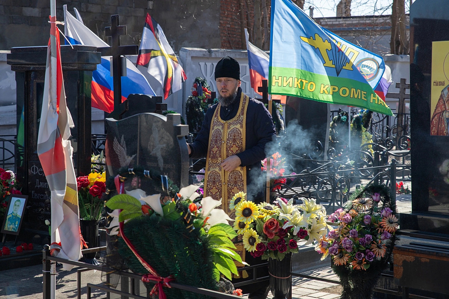 Панихида на Старом кладбище города Коломны