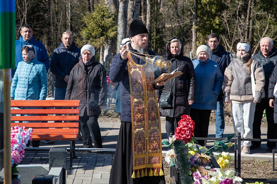 Панихида на Старом кладбище города Коломны