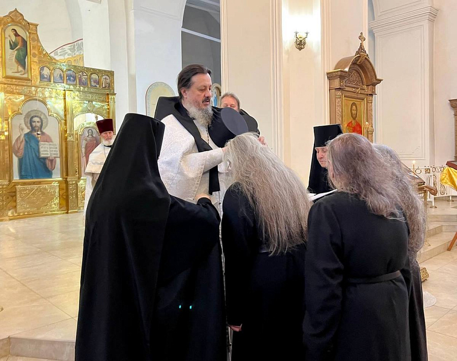 Престольный праздник и иноческий постриг в Александро-Невском монастыре
