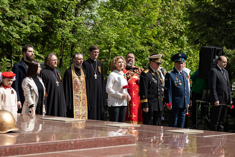 Панихида на Старом кладбище города Коломны