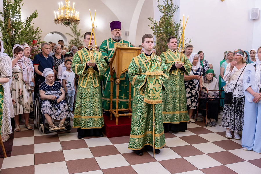 Архипастырское посещение Свято-Троицкого храма (на Репне) города Коломны