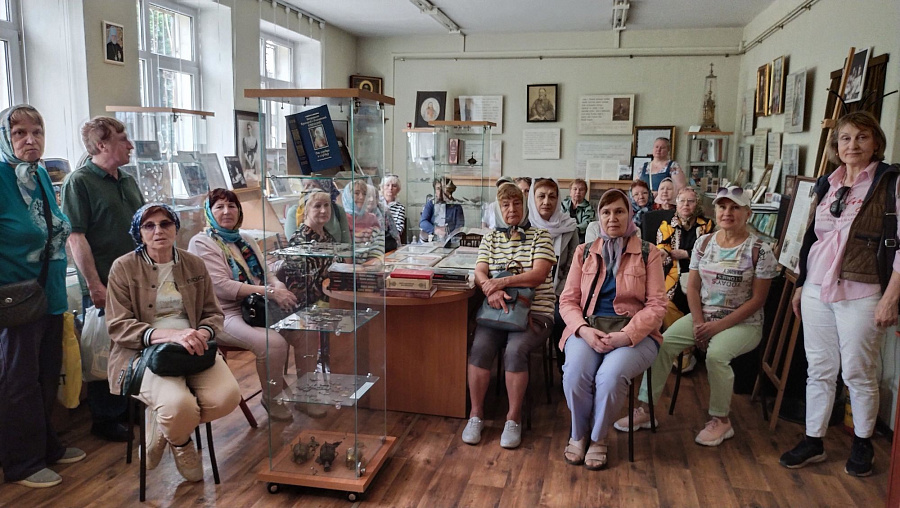 Участники «Активного долголетия» на Пантелеимоновском приходе города Жуковского в июне