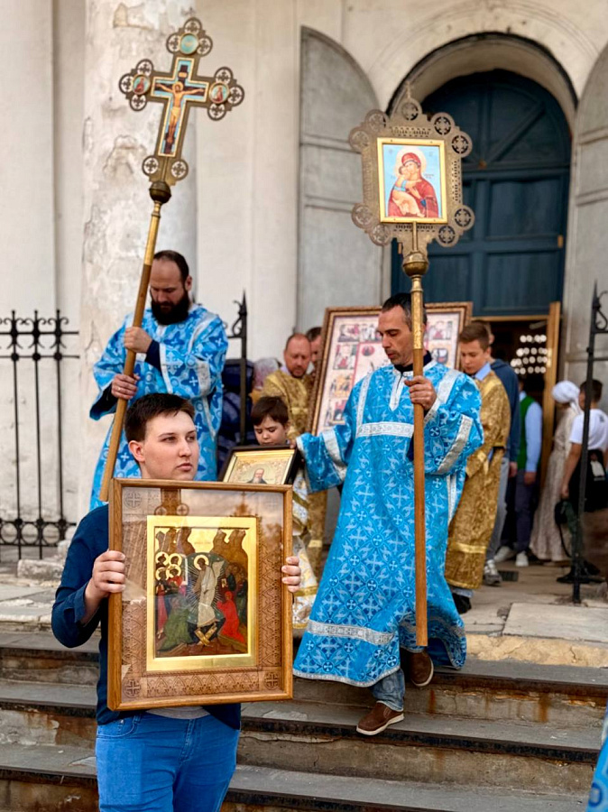 Престольный праздник Иерусалимской иконы Божией Матери в г. Бронницы