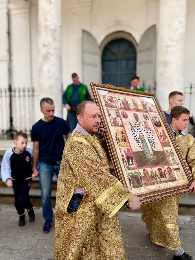 Престольный праздник Иерусалимской иконы Божией Матери в г. Бронницы