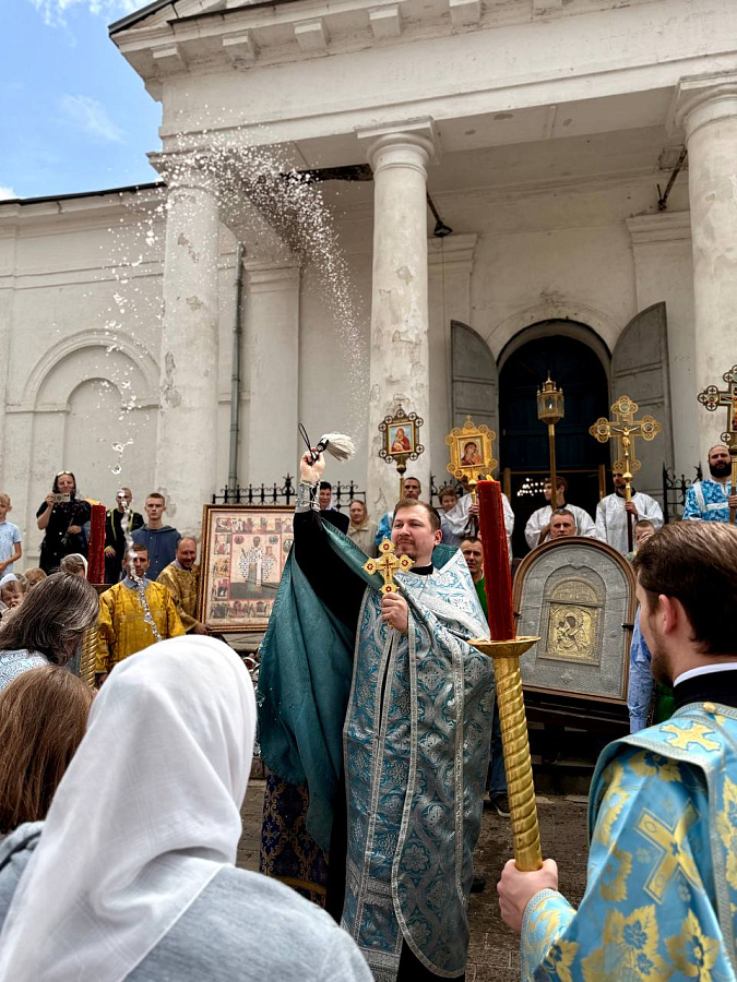 Престольный праздник Иерусалимской иконы Божией Матери в г. Бронницы